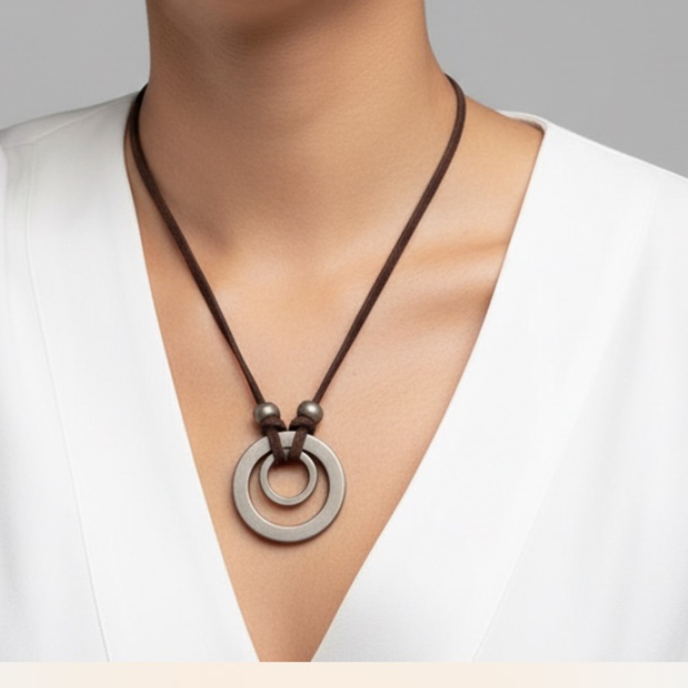 Boho cord necklace  NWT